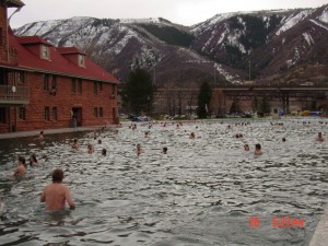 Glenwood spring theriputic pool